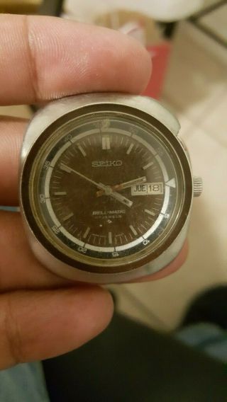 Vintage Seiko 4006 - 6001 Bellmatic Alarm Automatic For Restoration Project