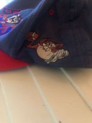Vintage Buffalo Bills NFL X Taz Looney Tunes Snapback Hat 2