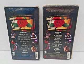 Vintage 1992 Guns N ' Roses World Tour Live in Tokyo Use Your Illusion 1 & 2 VHS 3