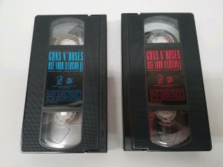 Vintage 1992 Guns N ' Roses World Tour Live in Tokyo Use Your Illusion 1 & 2 VHS 4