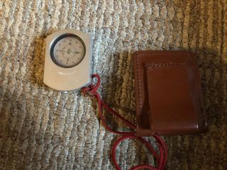 Vintage Suunto Azimuth 360 Compass With Leather Case Finland