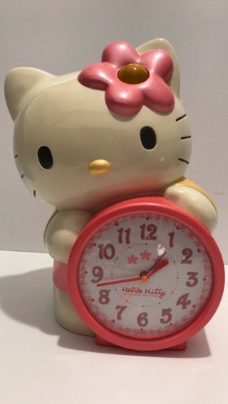 Rare Vintage Alarm Clock With Hello Kitty Character.  Imported From Japan