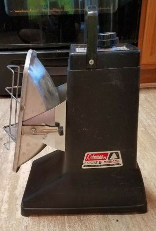 Great Vintage Coleman Focus 5 Propane Radiant Hunting Ice Fishing Heater