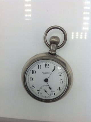York Standard Watch Company Pocket Watch W/ Philadelphia Watch Case Antique