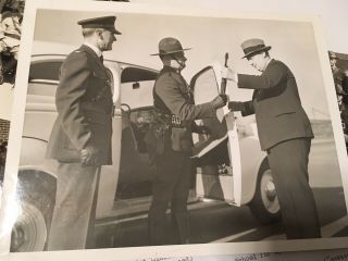 Vintage Pennsylvania State Police Photo Picture Early 1938 Officer Gun Trooper