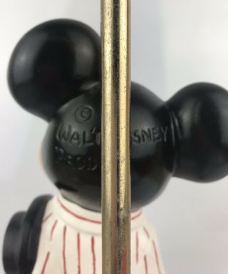 Antique Vintage Mickey Mouse Ceramic Lamp by Walt Disney Productions 4