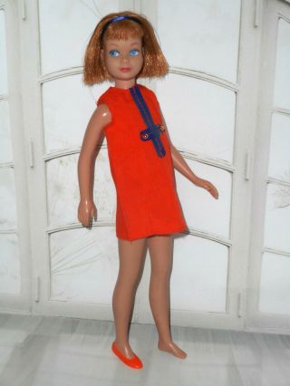 Vintage Barbie FIRST ISSUE TITIAN SKIPPER DOLL IN DOUBLE DASHERS 3472 6