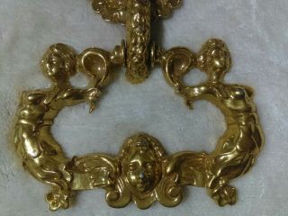 PAULINE RADER Vintage Mythical Victorian Runway Statement Gold Tone Necklace ? 3