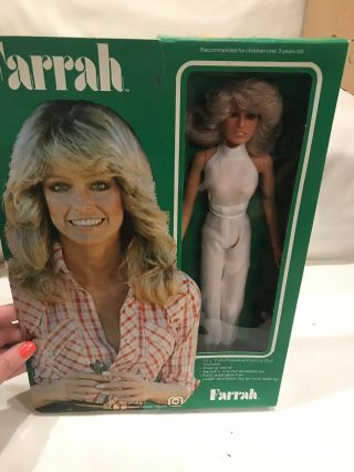 Vintage Farrah Fawcett Doll By Mego Corp 1977 -