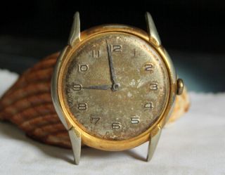 VINTAGE 17 JEWELS HELVETIA WATCH CAL 830 WITH DEFECT 3
