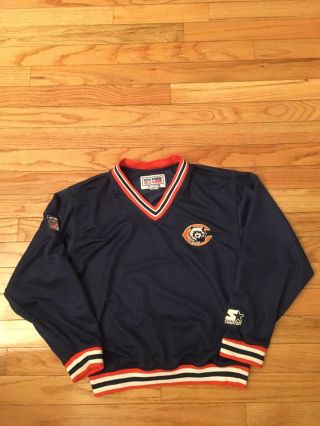 Chicago Bears Nfl Vintage Starter Pro Line Youth Pullover Sideline Top Size S