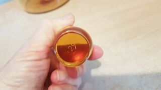 Whitefriars Vintage Amber Glass M60 Sherry Decanter 29.  Cond 4