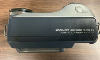 Vintage Sony Mavica MVC - FD100 1.  2mp Digital Camera Dual Floppy Disk or Mem Stick 2