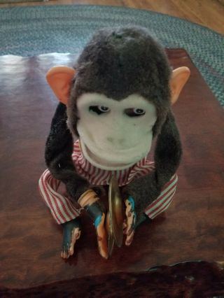 Vintage Musical Jolly Chimp Monkey Toy with Cymbals - MOSTLY 5