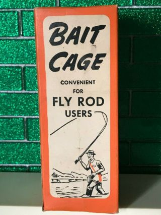 Early Vtg Live Bait Cricket Cage By Oberlin Canteen Co.  Usa Box Nos Rare