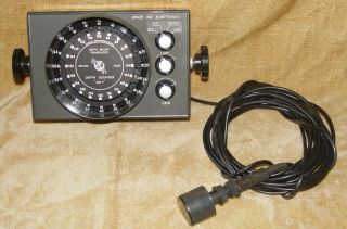 Vintage Rare Space Age Electronics - Depth Sounder 160f - British Made