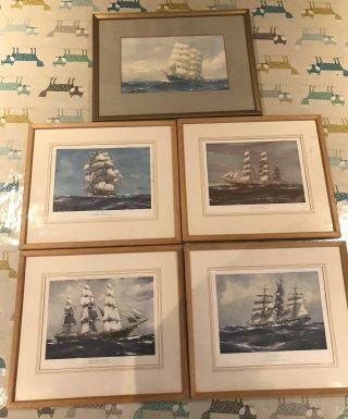 Joblot Of Vintage Ship Nautical Pictures