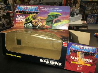 Vintage Motu He - Man Box Only 1983 Road Ripper Vehicle Masters Universe