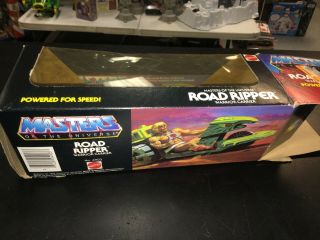 Vintage MOTU He - Man BOX ONLY 1983 Road Ripper vehicle masters universe 3