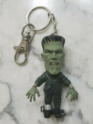 Vintage 1999 Frankenstein Universal Monsters Little Big Heads Keychain