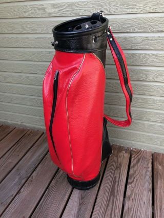 Vintage Ram Golf Carry Bag Red/black Retro,  Rain Cover