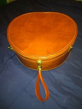 Vintage Samsonite Royal Traveller Brown Round Hat - Box Train Suitcase,  No Key