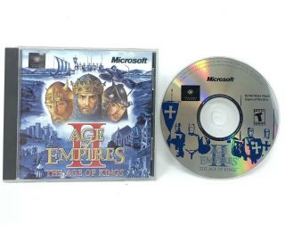 Age Of Empires Ii 2: The Age Of Kings (pc,  1999) Vintage Computer Game