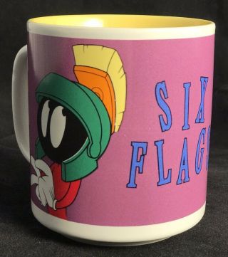Vintage Marvin The Martian Looney Tunes Six Flags Astroworld Cup