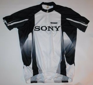 Vintage Bio Racer Sony Like No Other Bicycle Cycling Jersey Shirt Men 