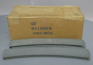 American Flyer Ho618 Ho Scale Vintage Curve Rubber Roadbed Sections (100) /box