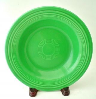 Vintage Fiestaware Green Cereal Bowl Small F Stamp