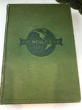 VINTAGE The World Book Encyclopedia 1926 Complete Set 3