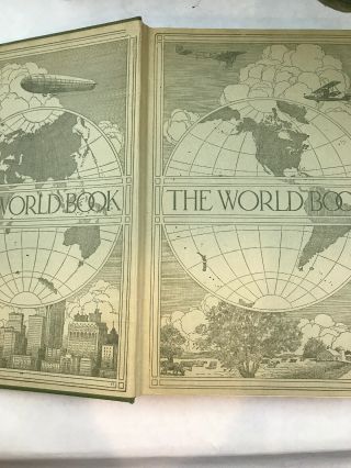 VINTAGE The World Book Encyclopedia 1926 Complete Set 4