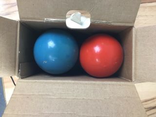 Sportcraft Vintage Bocce Ball Set Made In Italy Backyard Game With Box