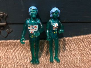 Vtg Fisher Price Adventure People X - Ray Man And Woman Rare 378 & 381
