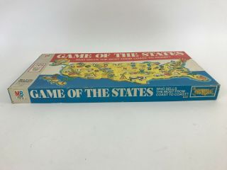 Milton Bradley Game of the States Vintage 1975 COMPLETE Board Game (4920) 3