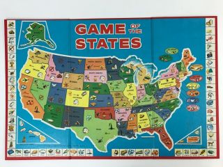 Milton Bradley Game of the States Vintage 1975 COMPLETE Board Game (4920) 4