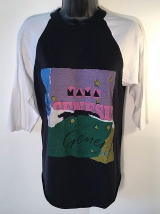 True Vintage Genesis Raglan Mama Tour Tee Shirt 1983 Phil Collins