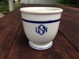 Vintage Shenango China United States Navy Egg Cup