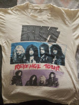 Vintage Kiss Revenge Tour T Shirt