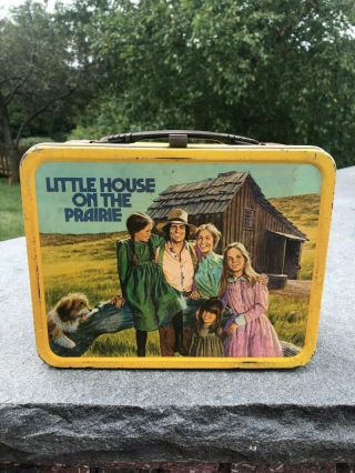 Vintage 1978 Little House On The Prairie Metal Lunch Box No Thermos 1970s
