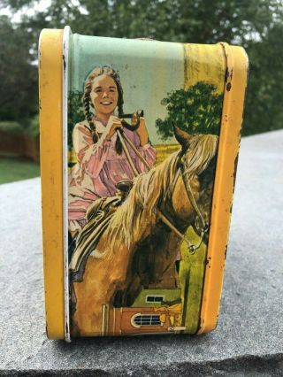 Vintage 1978 Little House on the Prairie Metal Lunch Box No Thermos 1970s 5