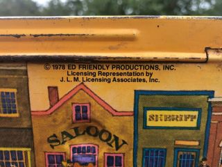 Vintage 1978 Little House on the Prairie Metal Lunch Box No Thermos 1970s 7