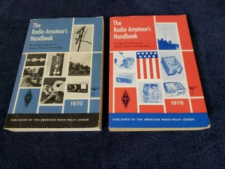 2 Arrl The Radio Amateurs Handbook 1970 47th & 1976 53rd Edition Fifty Third Ed
