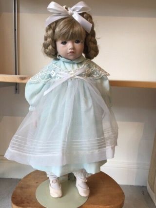 Rare Vintage Porcelain Doll Limited Edition By Pauline Bjonness - Jacobsen