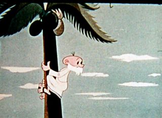 4 Vintage 16mm Film TV Cartoons: Santa Visit,  Once Upto a Time,  Lion Cub,  more 6
