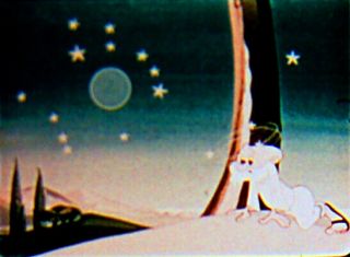 4 Vintage 16mm Film TV Cartoons: Santa Visit,  Once Upto a Time,  Lion Cub,  more 7