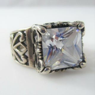 Silpada Ring Vintage Signed Sterling Silver 7.  5g | Size 7.  5