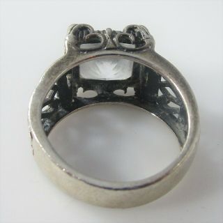 Silpada Ring Vintage Signed Sterling Silver 7.  5g | Size 7.  5 2