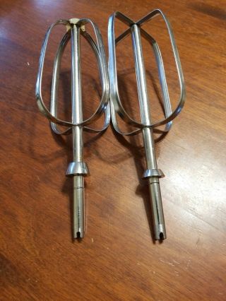 VINTAGE 1960 ' s SUNBEAM MIXMASTER BEATERS 1 - 7A MMA Slotted 3